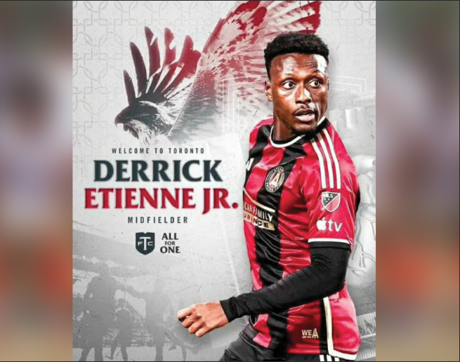 Derrick Étienne Jr signe avec le Toronto FC
